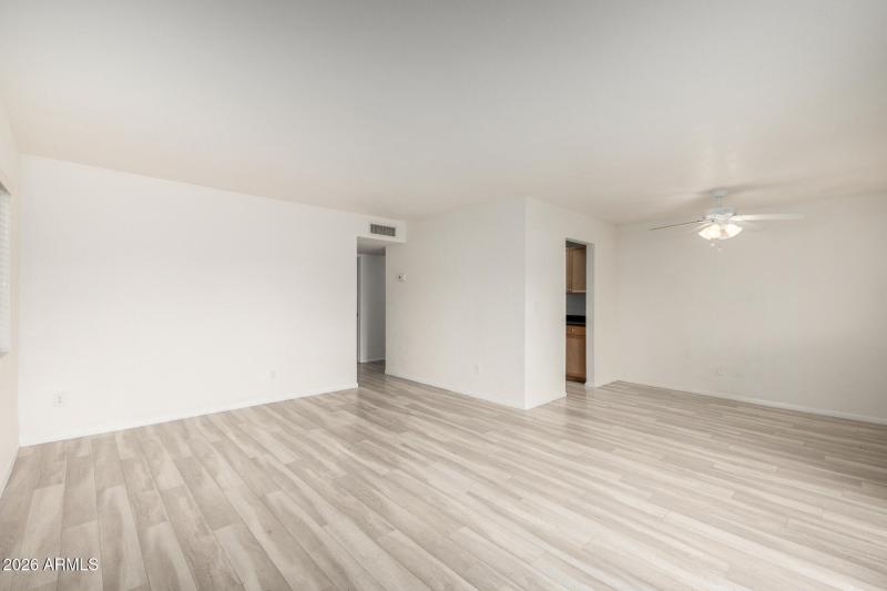 Living Room with Patio Access