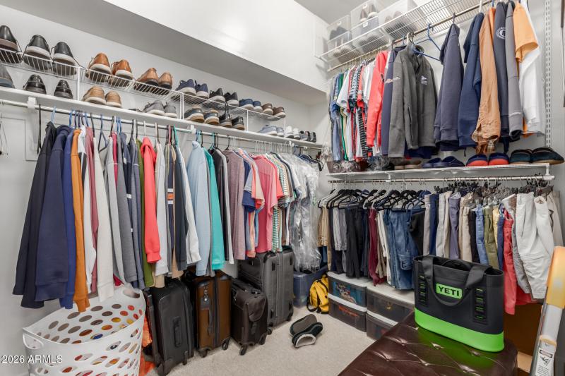 large primary closet