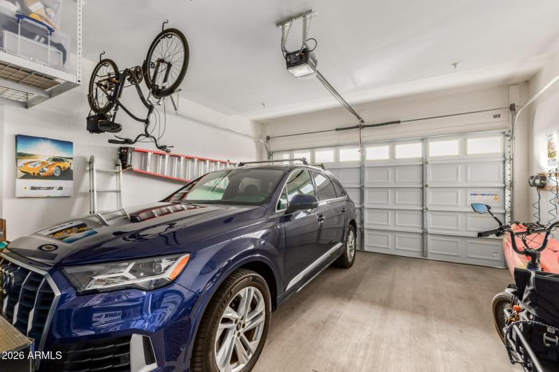 generous 2 car garage