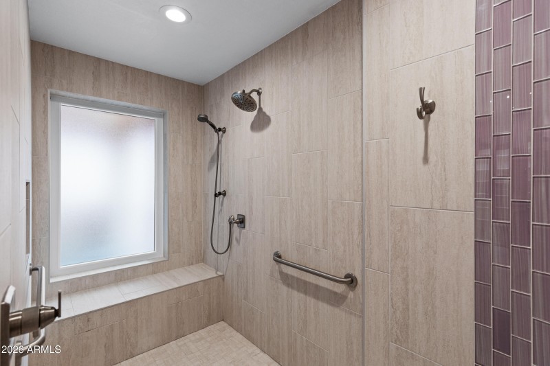 Huge updated shower in master