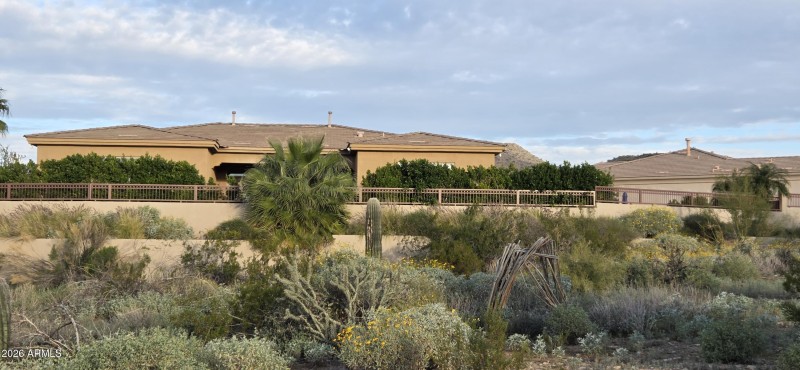 View of back of house