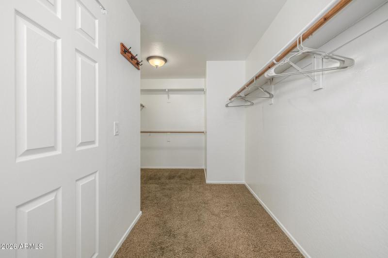 Master bedroom closet