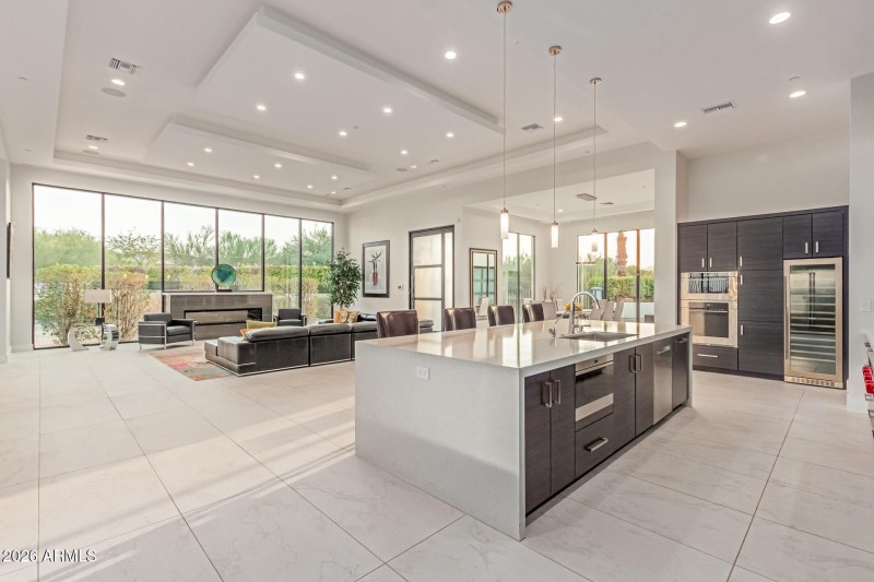 Living Room + Kitchen