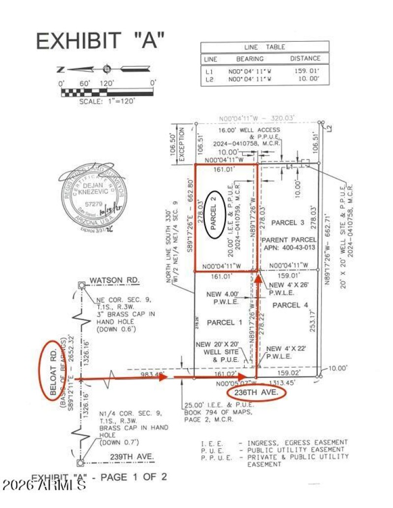 PLOT PLAN PARCEL 2