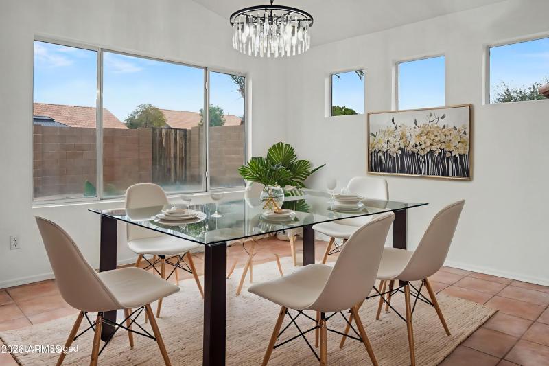 Dining Area - Virtually Staged