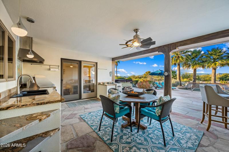 Resort-Style Outdoor Entertaining Area