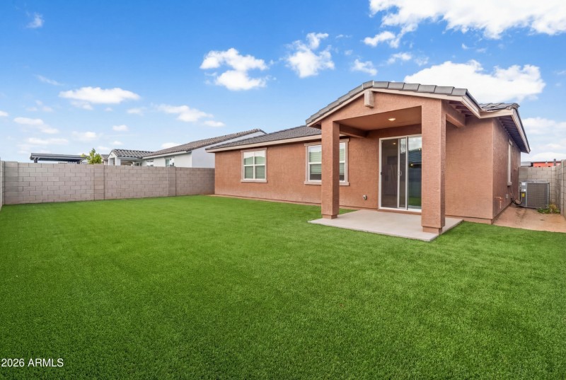 Virtually Staged Backyard Potential