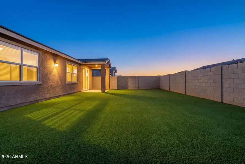 Virtually Staged Backyard Potential