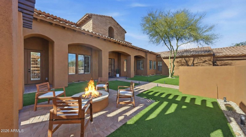 Front Courtyard Firepit