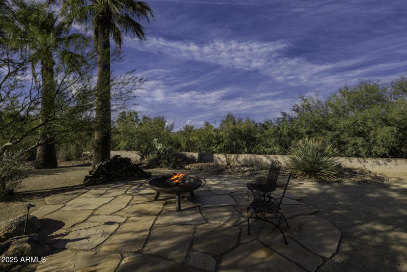 Firepit overlook at Home