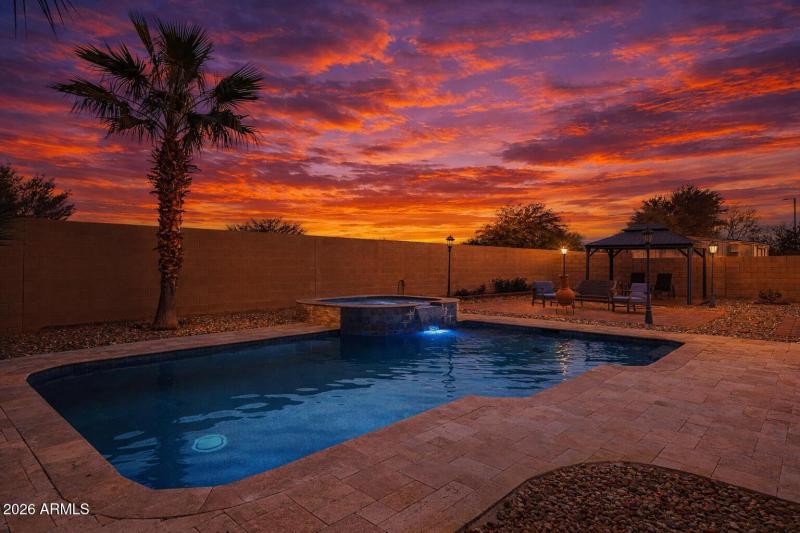 18248 W Montecito pool twilight 3