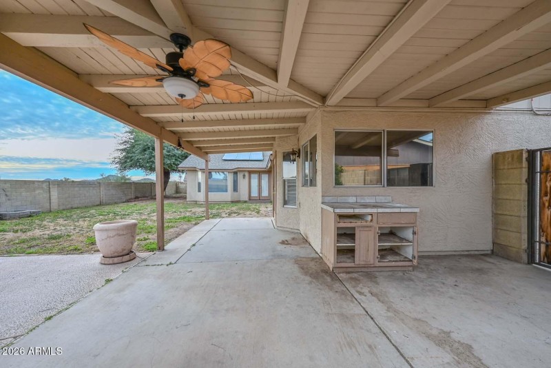 Covered Patio-Backyard