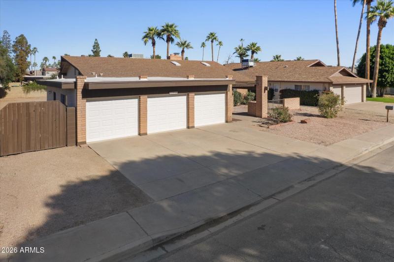 Front corner of home