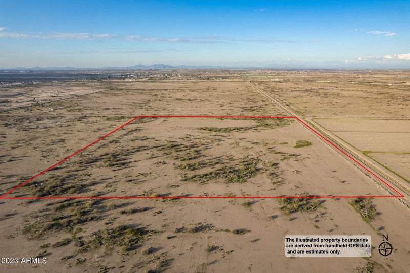 Aerial View Facing North