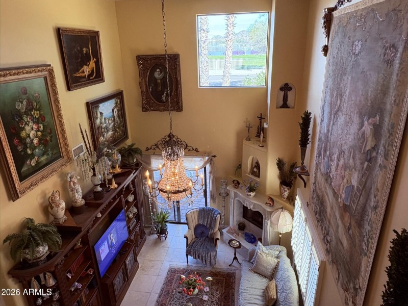 Second Floor over looking Living Room