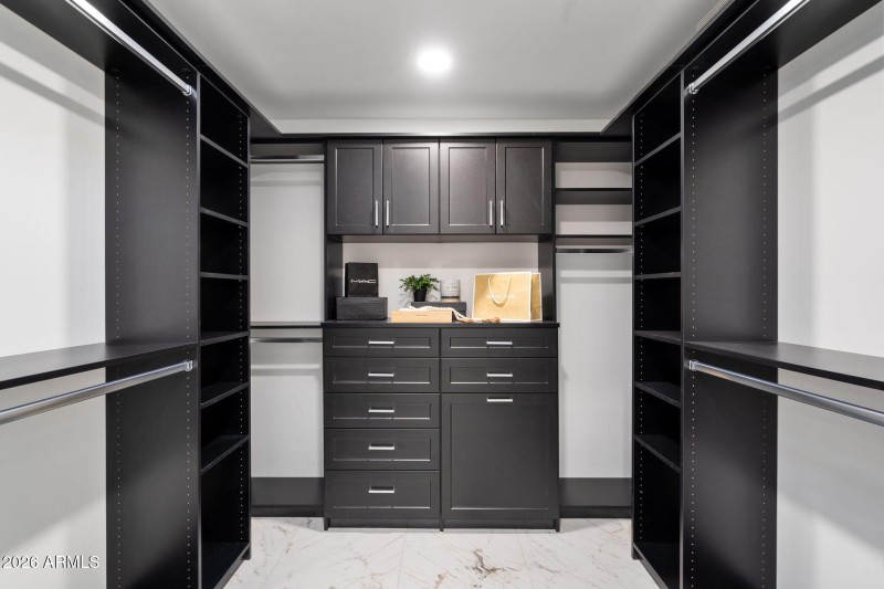 Primary walk in closet