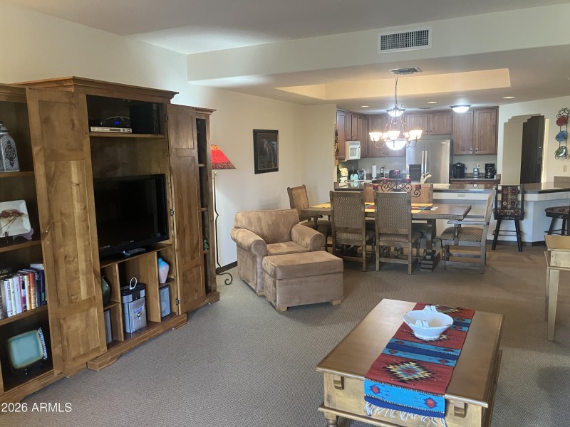 from Living Room to Kitchen