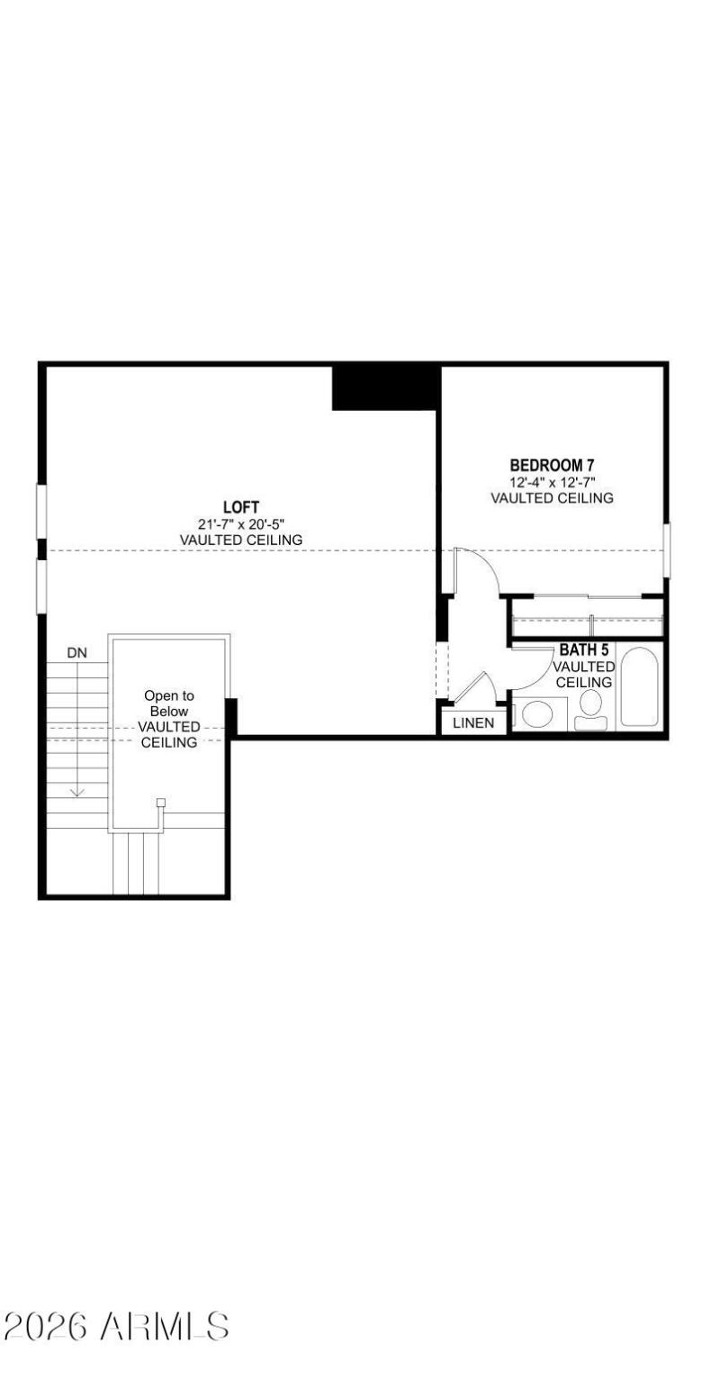 20015 S 230th Place Upper Level Floorpla