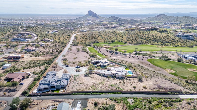 Aerial View Petroglyph Trail