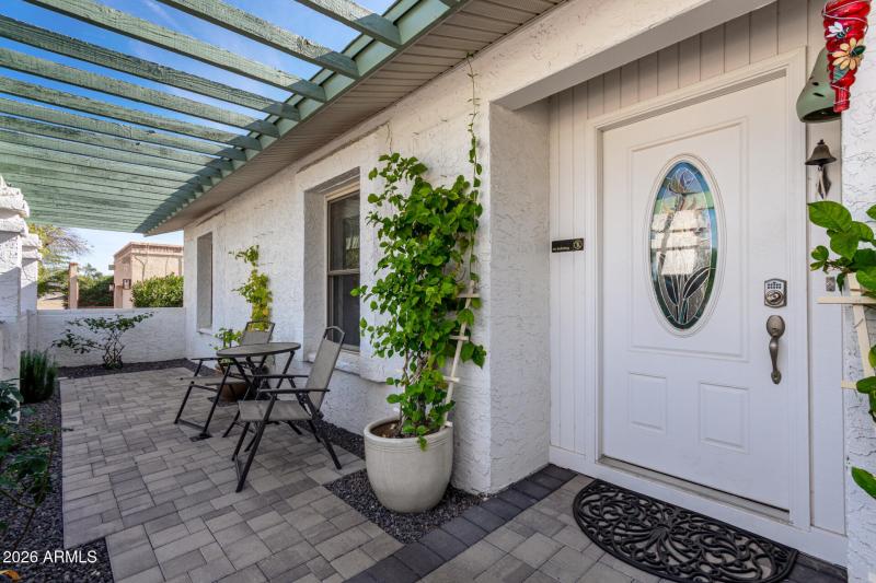 Relaxing Front Patio