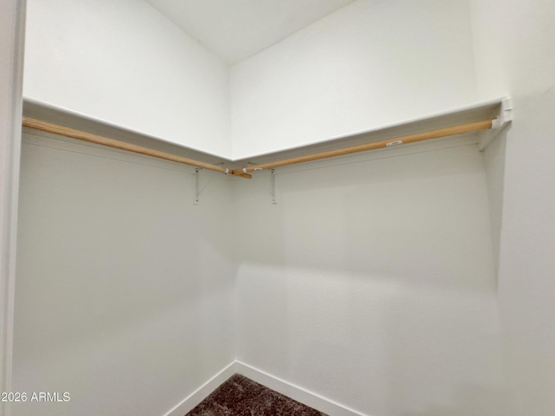 Master walk in closet