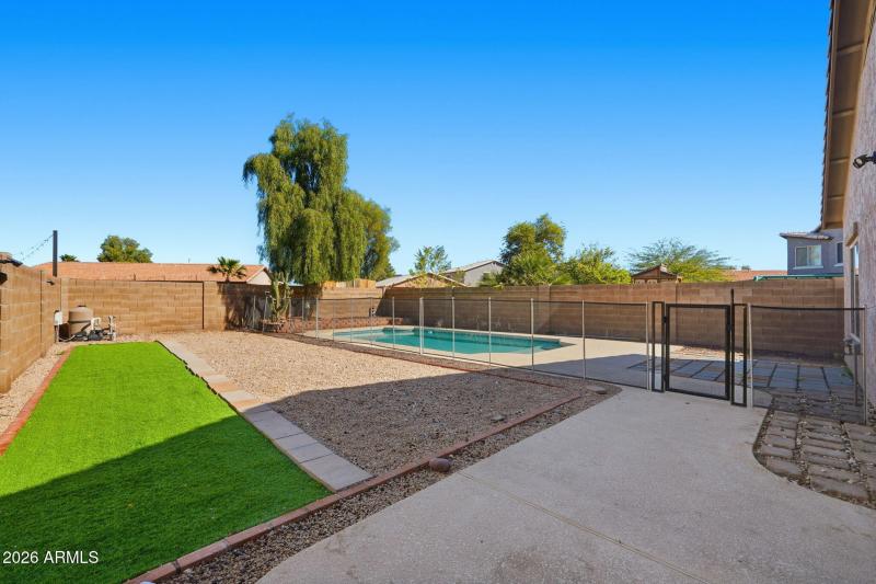 Backyard with Pool
