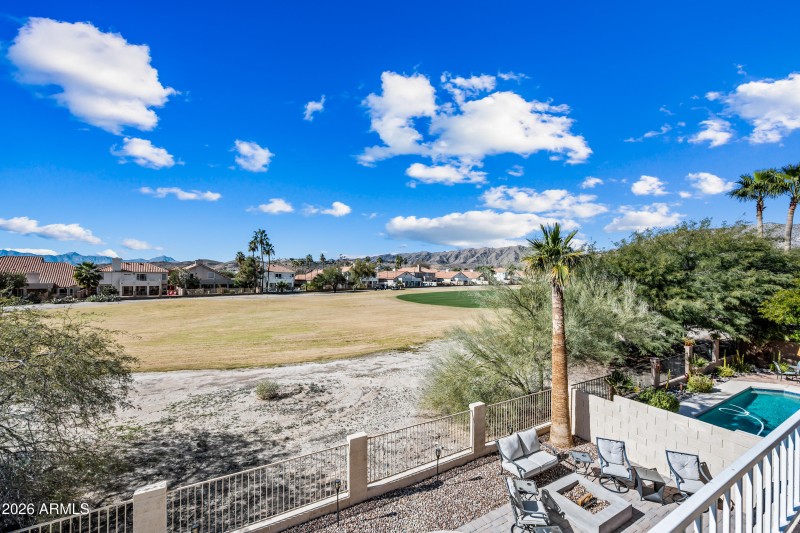 View from primary balcony