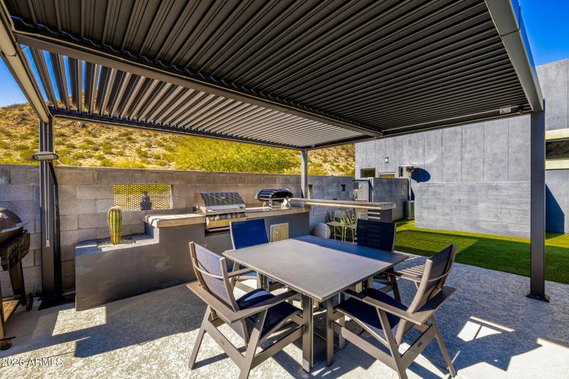 Entertaining patio