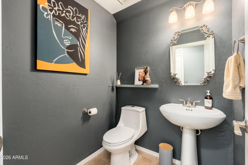 Stylish Guest Powder Room