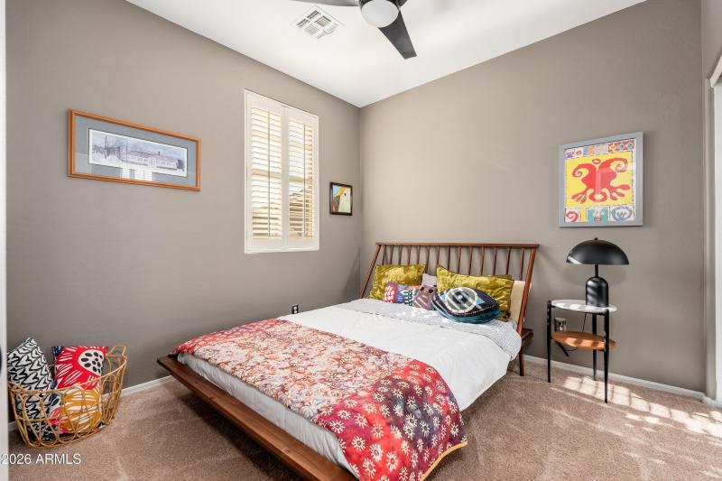 Guest Bedroom with Shutters