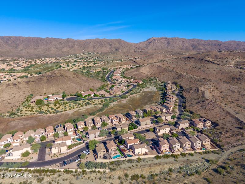 Community & Mountain Panorama