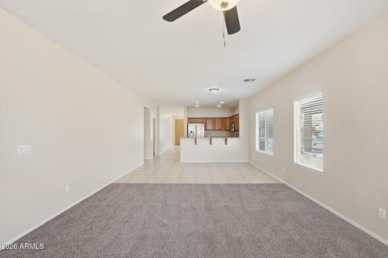 Kitchen overlooks Great Room