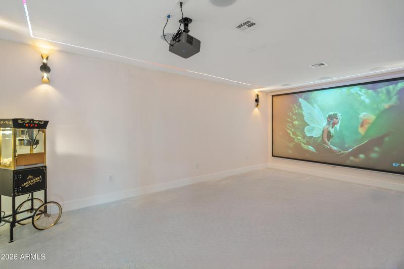 150" Screen with built in Surround Sound