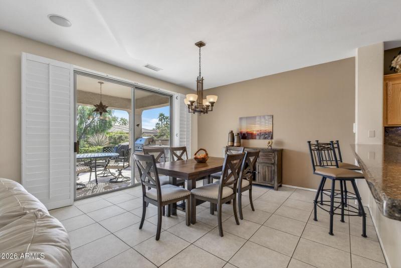 Dining Opens to Patio