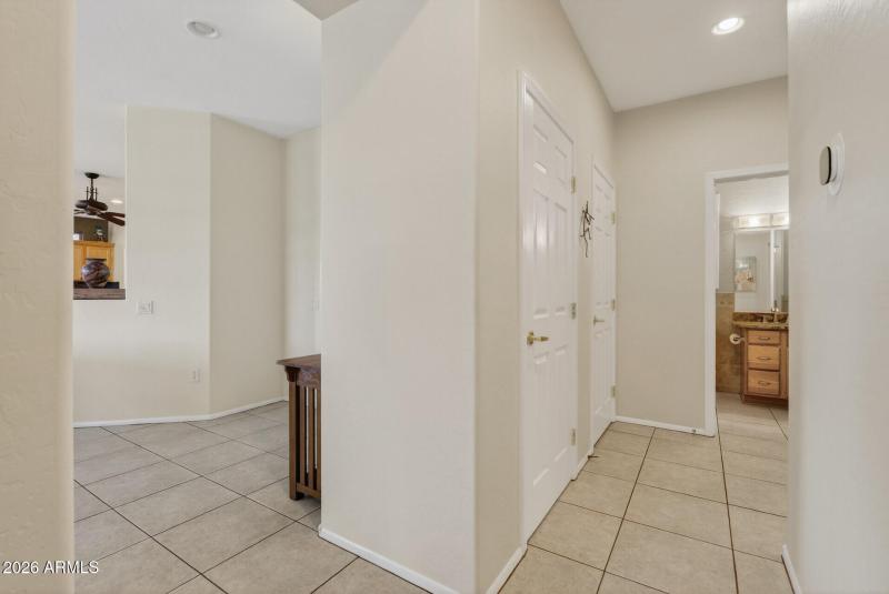 Hall to Bedrooms and Baths