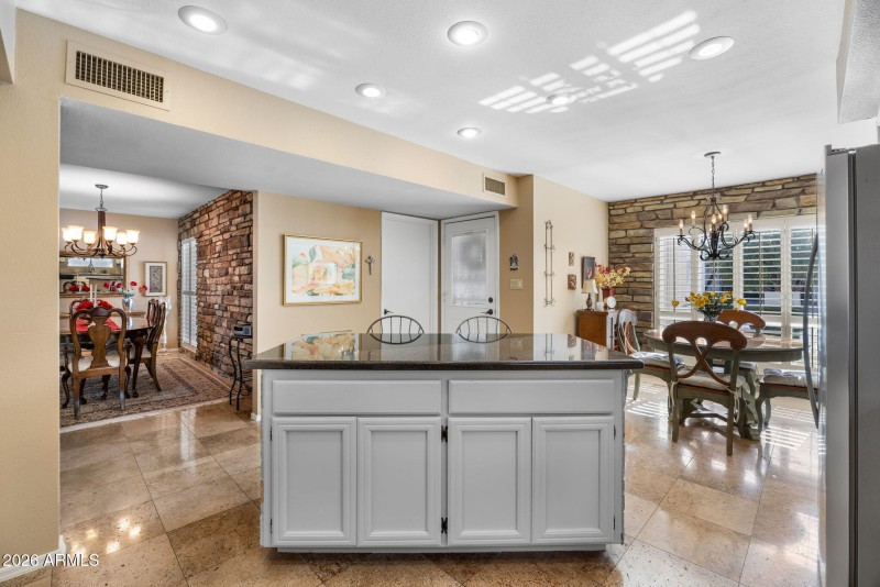 Flows into great Room