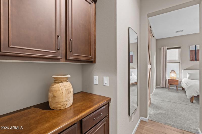 entry to primary bedroom