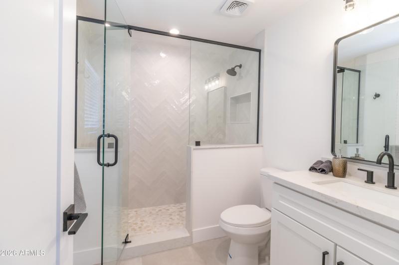 Master Bath Open Shower