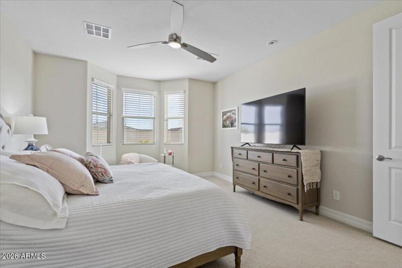 Primary Bedroom with a sitting area