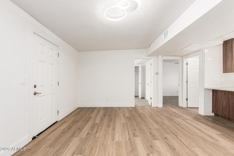 Living Room and Front Door