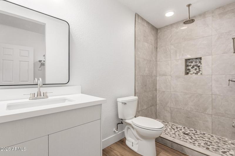 Bathroom with New Shower