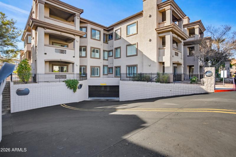 Driveway to Underground Garage