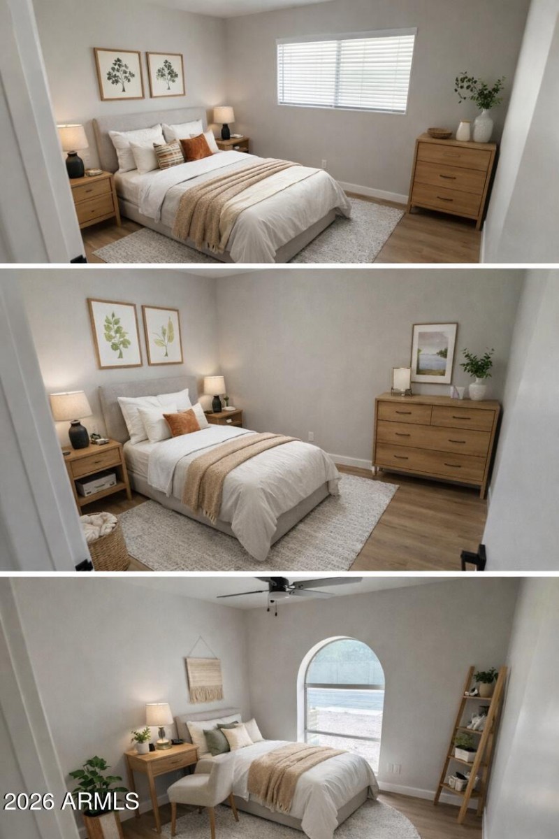 Guest Bedrooms Virtually Staged
