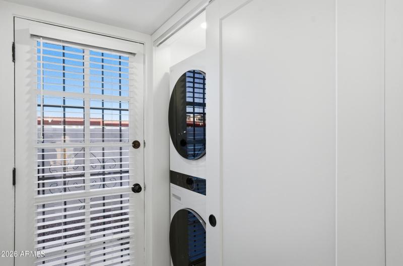 Updated stackable laundry