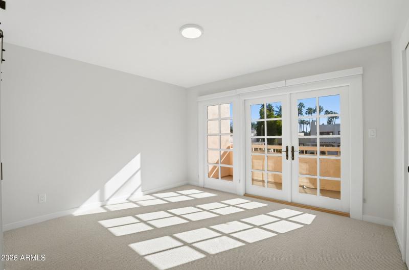 Owners suite w/ beautiful french doors