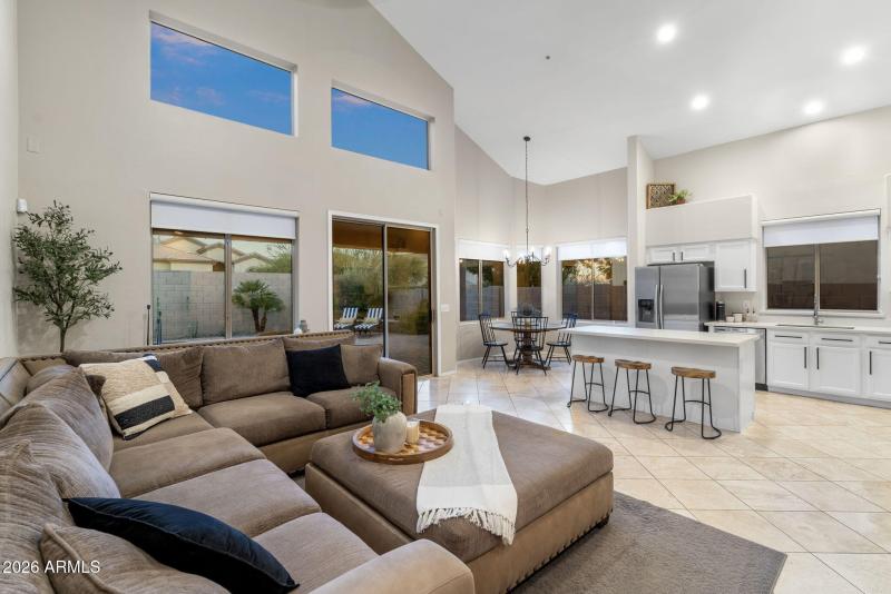 Kitchen & Living Room