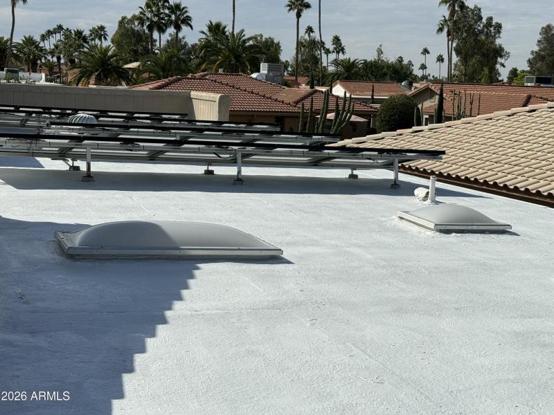 flat roof sealed and resurfaced