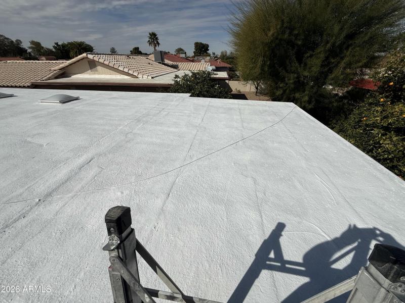 flat roof sealed and resurfaced