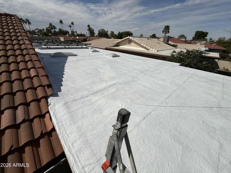 flat roof sealed and resurfaced