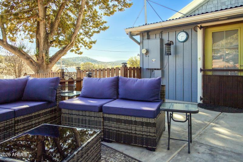 Main entrance to home